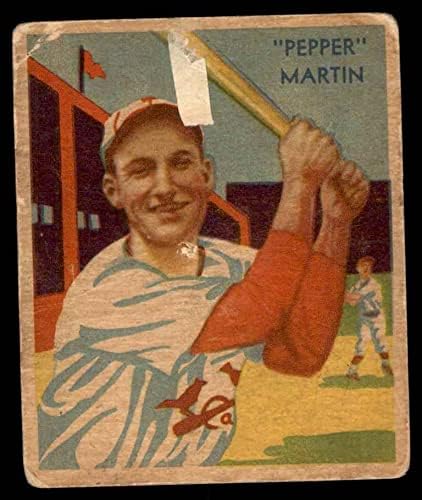 1935 Elmas Yıldızlar 26 Biber Martin St. Louis Kardinalleri (Beyzbol Kartı) ADİL Kardinaller