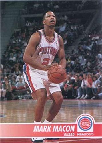 1994-95 NBA Çemberler Serisi 1 61 Mark Macon Detroit Pistons SkyBox tarafından yapılan Resmi Basketbol Ticaret