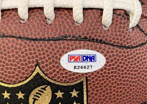 Dennis Gaubatz Wilson NFL Futbolunu imzaladı LSU Balt Colts 53 PSA/DNA İMZALI-İmzalı Futbol Topları