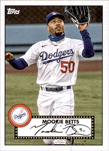 Beyzbol MLB 2021 Topps 1952 Topps Redux T52-6 Mookie Betts NM-MT Dodgers