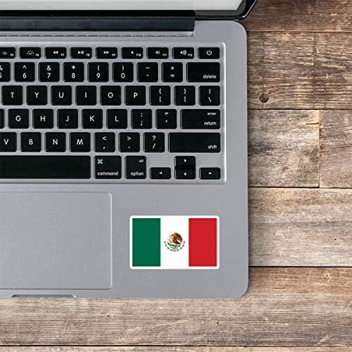 Meksika Meksika Etiket Bayrağı Çıkartmaları-Dizüstü Çıkartmalar-Vinil Çıkartması-Dizüstü Bilgisayar, Telefon, Tablet