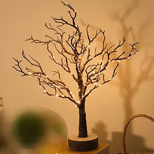 Noel ağacı ışıkları ile Mini ağacı süsleme sıcak beyaz led ışık masa dekorasyon kapalı veya açık kullanım için noel