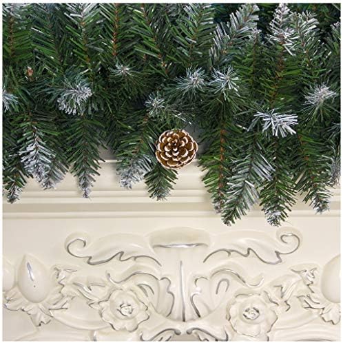 Sezon Dekorasyon 2 ADET Noel PVC Rattan Kapı ve Pencere suni çam kozalağı Dekorasyon Malzemeleri, Boyutu:2.7 m.