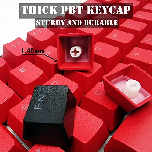 XVX Keycaps, Özel Klavye Tuşları, Keycaps Yüzde 60, PBT Keycaps 104 Tuşları, Kiraz MX Anahtarı için uygun / RK 61