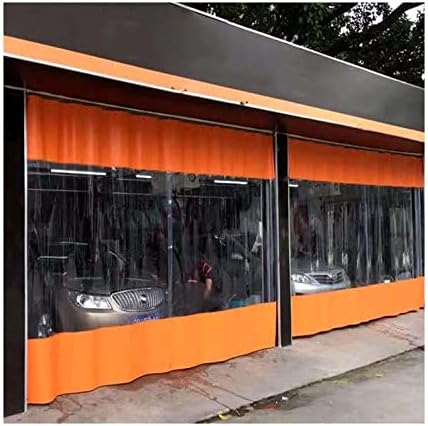 Şeffaf Branda, Dış Hava Koşullarına Dayanıklı Çadır, Balkon Garajı için Metal Contalı PVC ısı koruma çiti, 0,6 mm