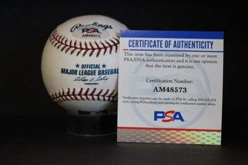 Dave Ferriss İmzalı (Bob) Beyzbol İmzası Otomatik PSA / DNA AM48573 - İmzalı Beyzbol Topları