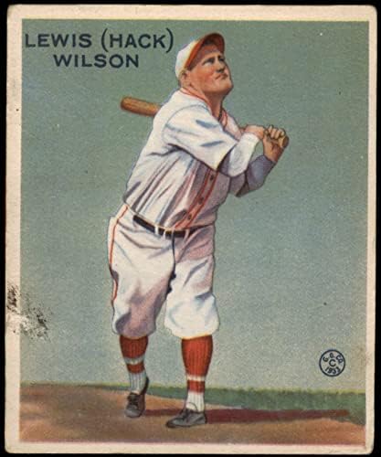 1933 Goudey 211 Hack Wilson Brooklyn Dodgers (Beyzbol Kartı) VG Dodgers