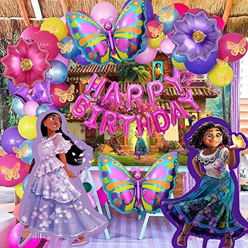 18 ADET Encanto Doğum Günü Partisi Malzemeleri Encanto Doğum Günü Partisi Balonları Isabella Balonları Mirabel Balonları