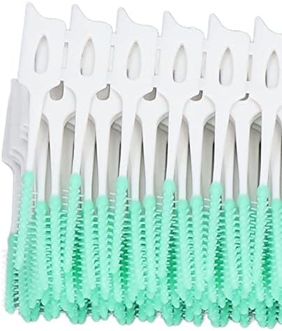 Interdental Fırça, Yumuşak Masaj 160 adet Ağız Bakımı Diş Fırçası Çocuklar için Seyahat için Taşınabilir (Yeşil)