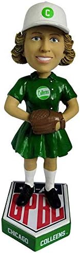 Chicago Colleens AAGPBL Girls Beyzbol Bobblehead-Sadece 500 Bobblehead olarak Numaralandırılmıştır