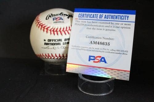 Maury Wills İmzalı (MVP NL 62) Beyzbol İmzası Otomatik PSA / DNA AM48635 - İmzalı Beyzbol Topları