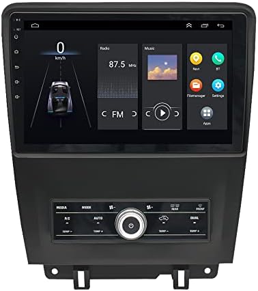 Araba Stereo Carplay Android Otomatik Android 10 Kafa Ünitesi Bluetooth Ford Mustang 2010-2014 için Ses Video Oynatıcı,