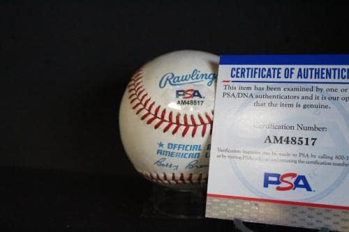 Kevin Seitzer İmzalı Beyzbol İmzası Otomatik PSA / DNA AM48517 - İmzalı Beyzbol Topları