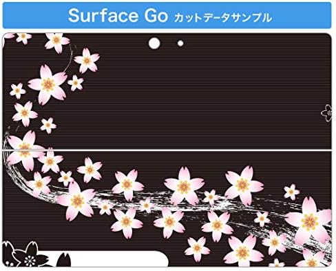 microsoft Surface ıçin ıgstıcker Çıkartması Kapak Go / Go 2 Ultra Ince Koruyucu Vücut Sticker Skins 007381 Çiçek