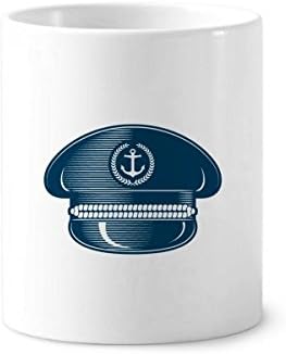 Denizci Şapka Navigasyon Askeri Okyanus Diş Fırçası kalemlik Kupa Seramik Standı kalem Kupası