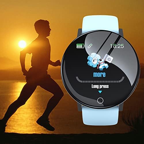 ıOS ve Android için akıllı saat, Akıllı spor Saatler İnce Tasarım Su Geçirmez Saatler ile Kan Oksijen, nabız monitörü,