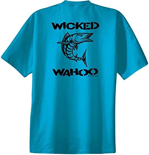 Joe's USA Wicked Wahoo Normal, Büyük ve Uzun Boylu Ağır Pamuklu Tişörtler
