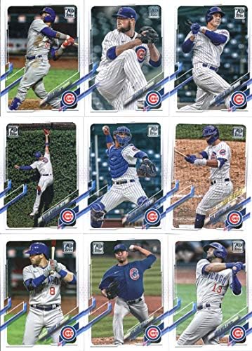 2021 Topps Master (Seri 1, 2, Güncelleme) Chicago Cubs Takımı 30 Kartlık Set: David Bote (4), Jose Quintana(37),