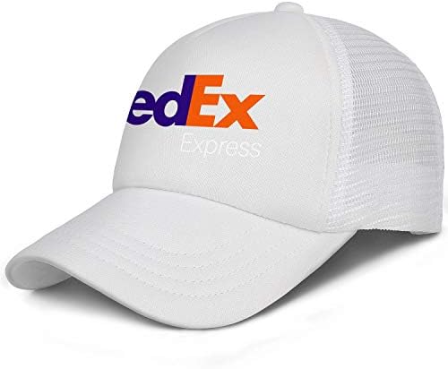 AOAOAOUV Erkekler Unisex Ayarlanabilir FedEx-Express-Logo-Sembol-Beyzbol Şapkası Nefes Düz Şapka