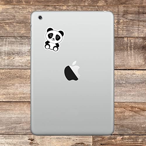 Panda Ayı Sticker-Dizüstü Çıkartmalar-3 Vinil Çıkartması-Dizüstü Bilgisayar, Telefon, Tablet Vinil çıkartma