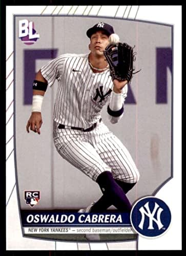 2023 Topps Büyük Lig 5 Oswaldo Cabrera NM-MT RC Çaylak New York Yankees Beyzbol Ticaret Kartı MLB