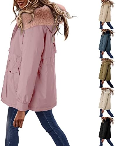 Orta Uzunlukta Kalınlaşmış Gevşek pamuklu giysiler Büyük Boy Kadın pamuklu giysiler Bayan artı Boyutu Kış Ceket 5x