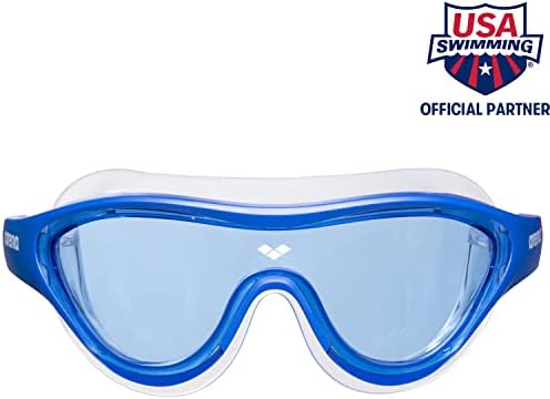 Arena Unisex Gençlik Bir Genç Yüzmek Maskesi Gözlük Erkek ve Kız Yaşları 6 ila 12 Olmayan Ayna Lens