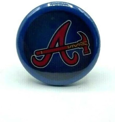 Ulusal Kap Resmi Lisanslı Atlanta Visor MVP Ayarlanabilir beyzbol şapkası w / Pin Mavi, Bir Boyut