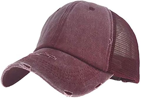 Vintage Yıkanmış Pamuk Örgü beyzbol şapkası Sıkıntılı Pamuk Baba Şapka beyzbol şapkası Unisex Ayarlanabilir Polo